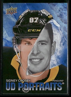 2025-26 Upper Deck Series 2 - UD Portraits #P-33 Sidney Crosby, Pittsburgh Pengu