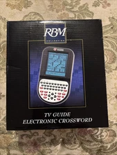 TV GUIDE Electronic Handheld Crossword Game EXCALIBUR Brand New In Box !!