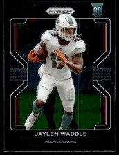 2021 Panini Chronicles #PB-10 Jaylen Waddle Prizm Black Silver