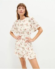 Reformation Alania Printed Mini Dress Size 12