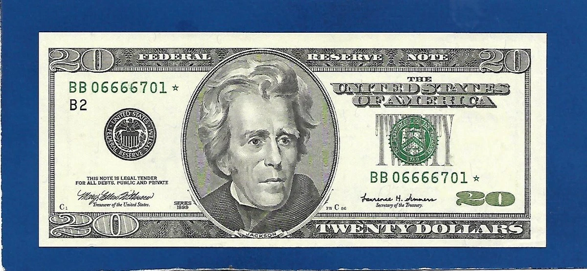 $20 1999 US Small Size Paper Money Notes for sale | eBay