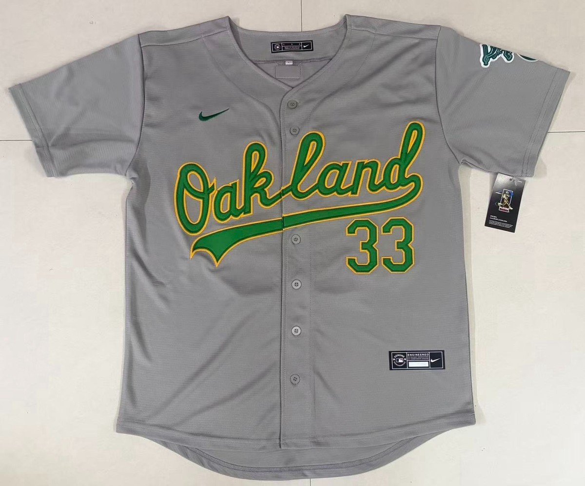 Jose Canseco Oakland A's Athletics Throwback Men's Gray Baseball
