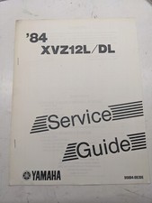 YAMAHA SERVICE GUIDE DEALER BOOK XV12L XV12DL 90894-09306 1984 MOTORCYCLE OEM