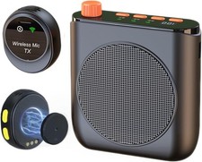 Portable Voice Amplifier with Wireless Mic Magnetic Lavalier, Portable Voice c