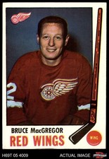 1969 Topps #63 Bruce MacGregor Red Wings 5 - EX