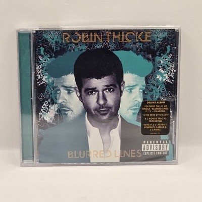 Robin Thicke: Blurred Lines CD 2013 Bonus Tracks Explicit R&B Hip-Hop NEW SEALED