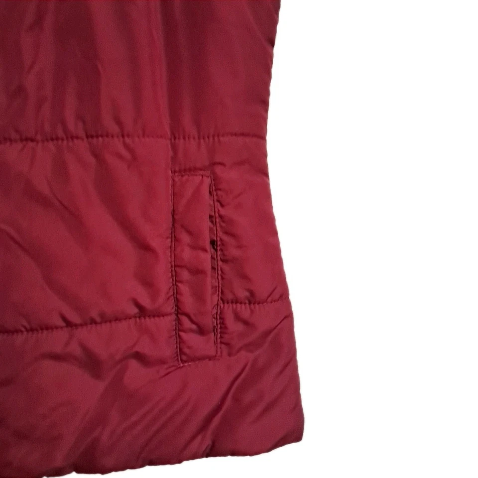 Chaleco acolchado reversible Merona para mujer talla pequeña - bolsillos fucsia y púrpura Foto 4 de 4