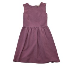 Ann Taylor LOFT Sleeveless Fit  Flare Dress Size 4 Purple Textured Zip Back