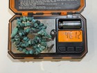 Vintage Native American Turquoise Nugget Necklace 46 Grams Sterling Clasp 18” — photo 9