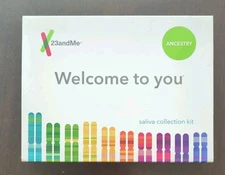 23 And Me Ancestry Saliva Collection Kit Expired 10-02-2019 NEW SEALED