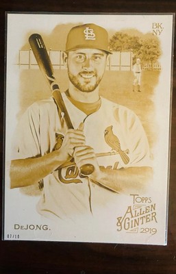 Paul DeJong 2019 Allen and Ginter 5x7 Gold #231 St. Louis Cardinals /10
