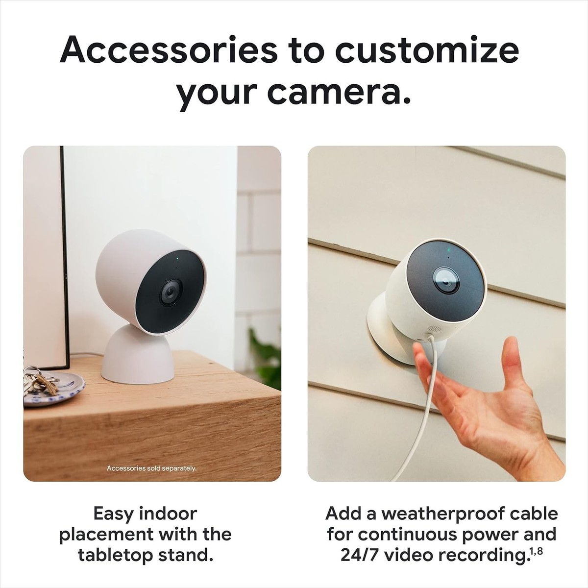 Google G3AL9 Nest Cam 1080p Indoor/Outdoor Security Camera for