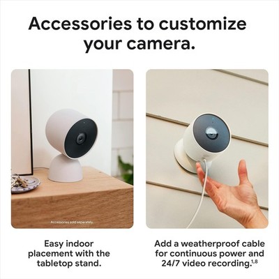 Google G3AL9 Nest Cam 1080p Indoor/Outdoor Security Camera for
