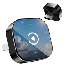 Wireless CarPlay Adapter, 2026 Upgraded 2 in 1 Wired to Wireless for Apple