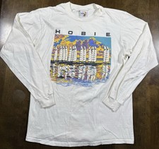 Camicia Hobie Vintage Uomo XL Eddy Y Catamarano Vela Maglia Punto Singolo 1986