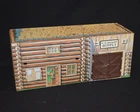Vintage Marx Western Playset Fort Apache Tin US Cavalry Supply Cabin Building