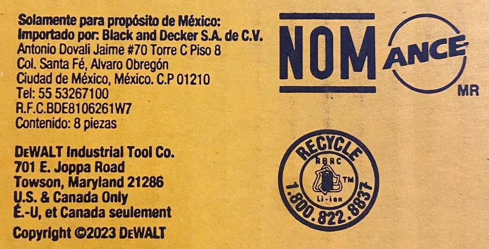 DEWALT 20V (Model #: DCK227D2) 2-Tool Brushless Power Tool Combo Kit - Image 4 of 4