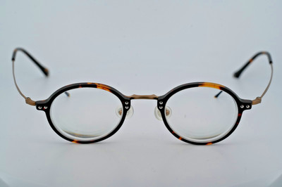 Matthew Williamson MW/32 Eyeglasses Frames Full Rim IP Titanium Tortoise 145