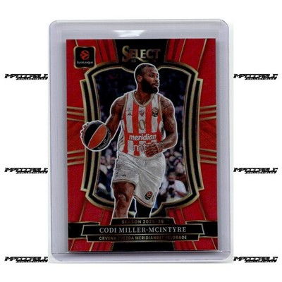 2025-26 Panini Select EuroLeague - Red Prizm #172 Codi Miller-McIntyre /199