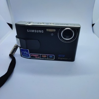 Samsung Digimax i6 6.0MP Kompact Digitaljamera Schwarz   Getestet