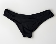 Victoria's Secret Women's Black Cheeky Bathing Suit Bikini Bottom Size M