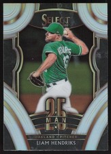 Liam Hendriks 2020 Panini Select 25-Man Holo #25M-R1 Oakland Athletics