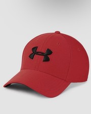 NWT UNDER ARMOUR Men's Unisex Red UA Blitzing 3.0 Cap Hat 1305036  Sizes M/L