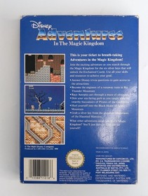 Adventures in the Magic Kingdom Nintendo Entertainment System NES Game Boxed