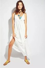 Free People Beach Martina Maxi Dress Size M Ivory  RRP £88