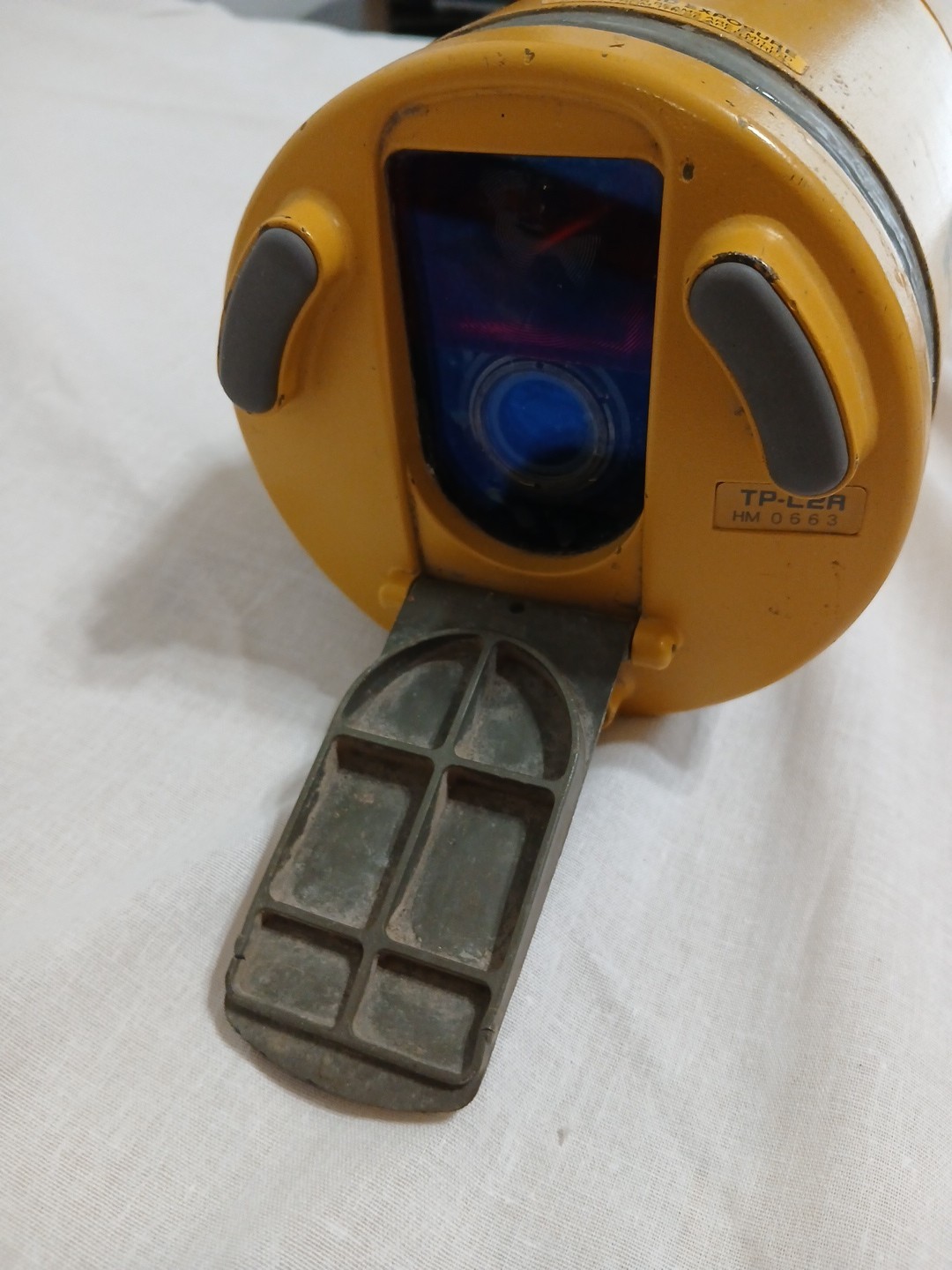 Topcon TP-L2 RED Pipe Sewer Laser W/RC-100 Remote & Case Red Beam TESTED WORKS!