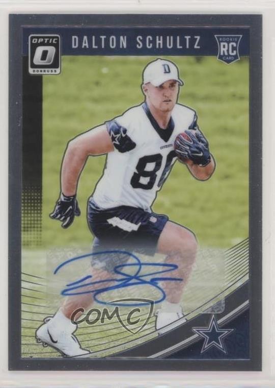 2018 Donruss Optic Rookies Auto 111/150 Dalton Schultz #137 Auto 7ti
