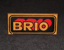 Brio Store Display Shelf Sign Wood Trains Playsets 1980s