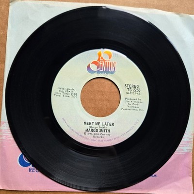 MARGO SMITH Meet Me Later/Baby's Hurtin 45 7'' Record Vinyl