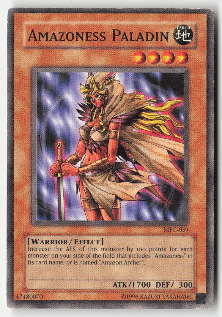 Amazoness Paladin MFC-059 Unlimited Common MP
