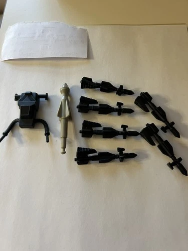 GI.Joe 1990 Hasbro Vintage Action Figure Vehicle Avalanche Snow Tank Missile Lot