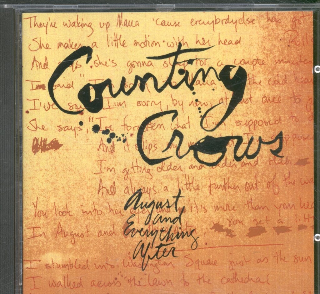Counting Crows August and Everything After CD Europe Geffen 1993 GED24528