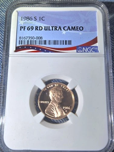 1986 S  Lincoln Memorial Cent - 1C - NGC PF 69 RD Ultra Cameo 💥BEAUTIFUL 💥