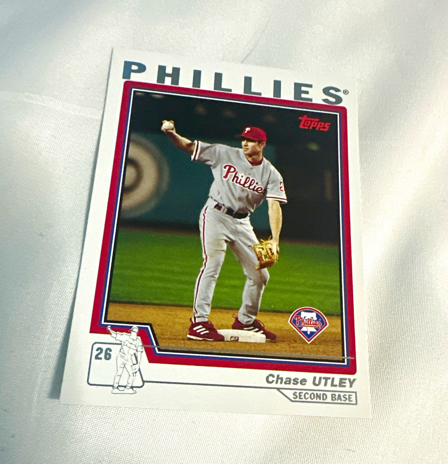 Topps 2004 Topps Chase Utley Philadelphia Phillies #468 Base Set Card