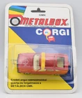 Vintage Corgi Juniors Rover 3500 Police Car red. Made in Hungary. Blister Card