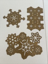Anna Griffin Three SNOWFLAKES Christmas Holiday Dies