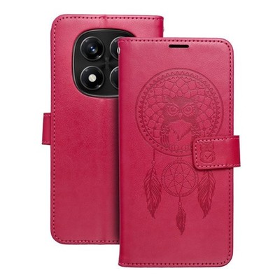 FÜR XIAOMI POCO M8 PRO 5G - BUNT BOOK Tasche Hülle Schutz Traumfänger  MAGENTA