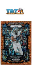 Kalif Raymond 2023 Panini Prizm Orange Disco #100 Detroit Lions 23a