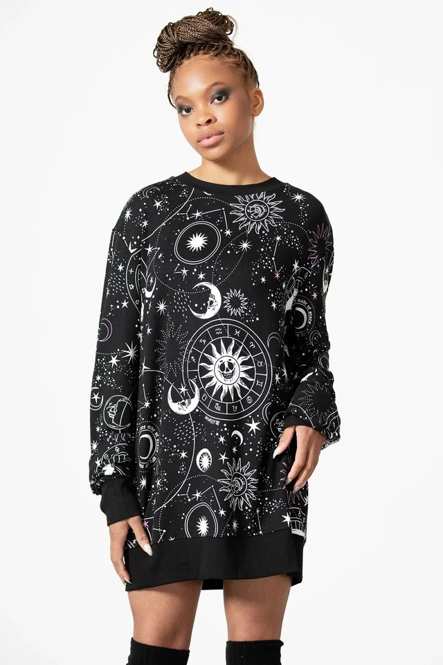 Sudadera KILLSTAR Corvus Lounge en negro Foto 3 de 4