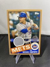 2020 Topps - 1985 Topps Baseball Relics Michael Conforto #85TR-MCO Gold /50
