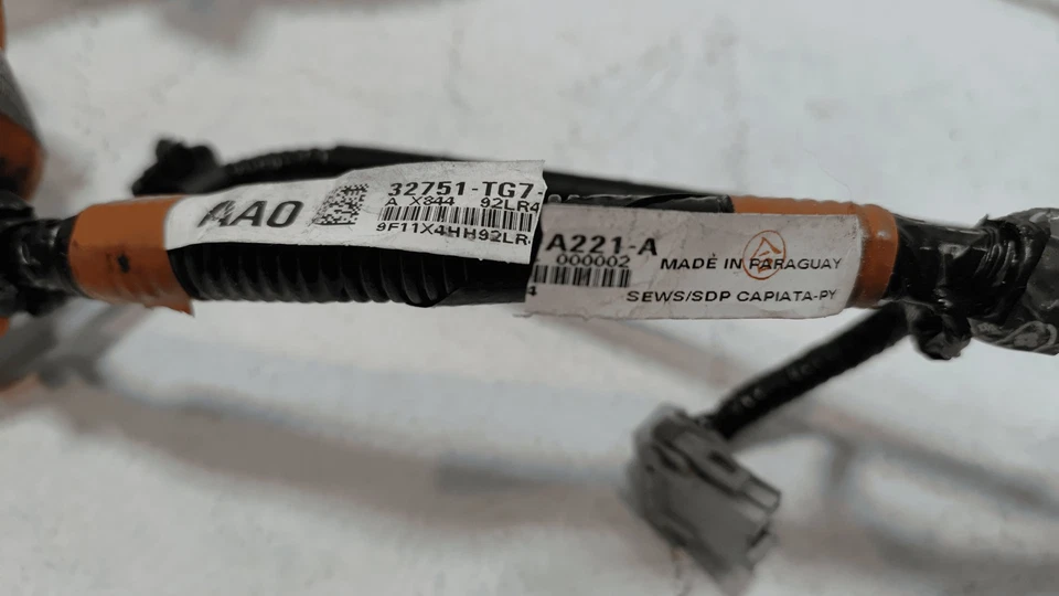 2019-2022 Honda Pilot Front Left Driver Door Wire Wiring Harness OEM - Image 4 of 4