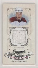 2008-09 Upper Deck Champ's Mini Threads Olli Jokinen #CT-OJ 9su
