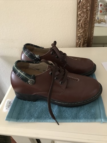 brown semi casual shoes