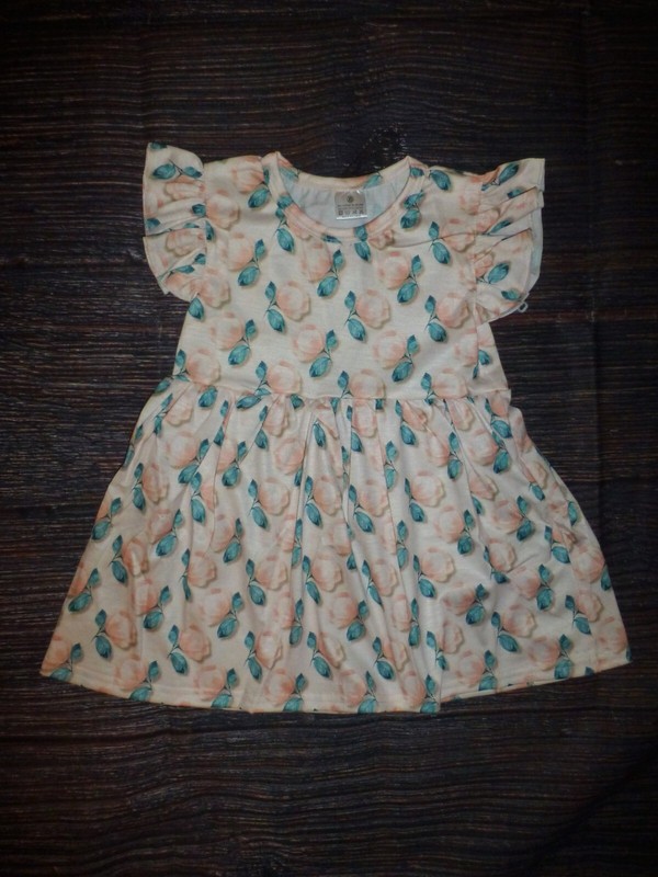 NEW Boutique Peaches Girls Sleeveless Dress 12-18 Months