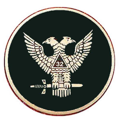The Commemorative Coin Company Großes Emailliertes Freimaurer