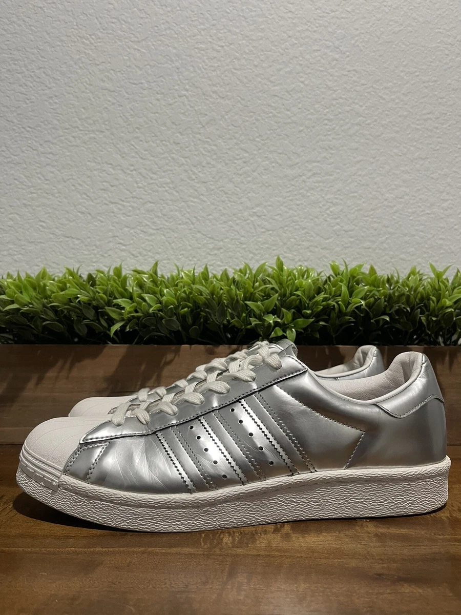 Adidas Originals Superstar Boost Silver Metallic Shell Toe BB2271
